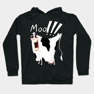 Moo! Crazy Cow Hoodie
